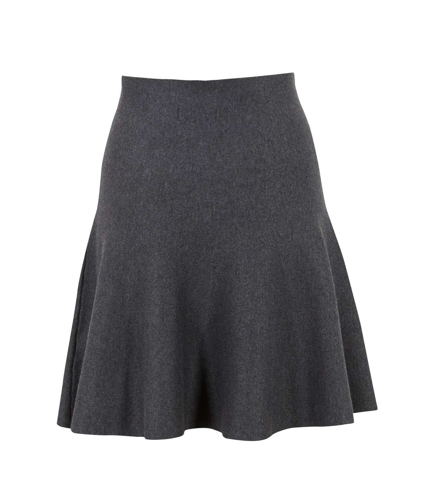 Grey Marl Mini Flippy Skirt Image 2