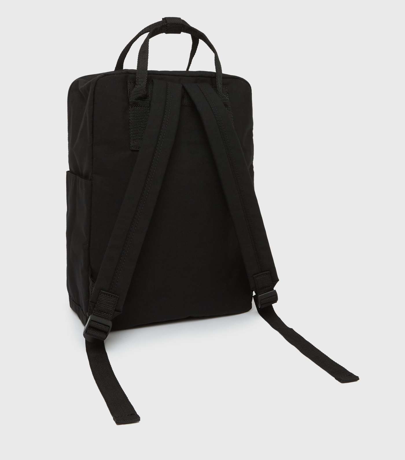 Black Tab Front Backpack Image 4
