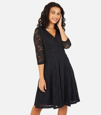 New look black lace deals dress