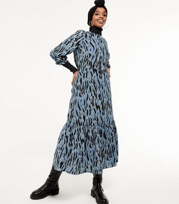 New look outlet zebra midi dress