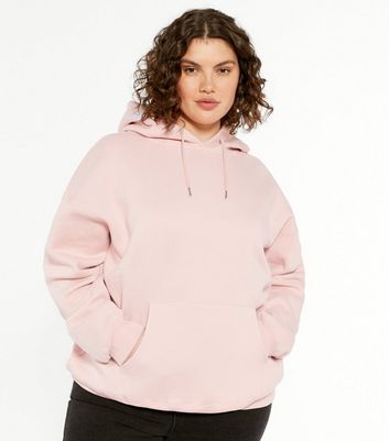 pink oversized hoodie