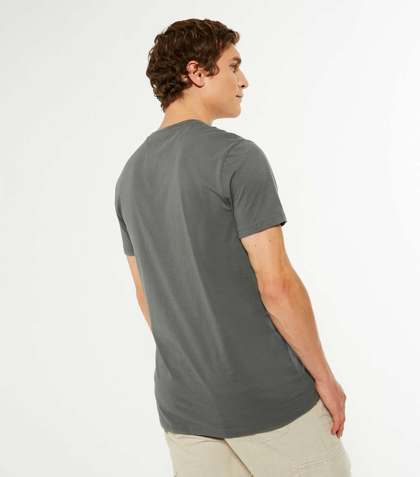 Olive Long T-Shirt  Image 4