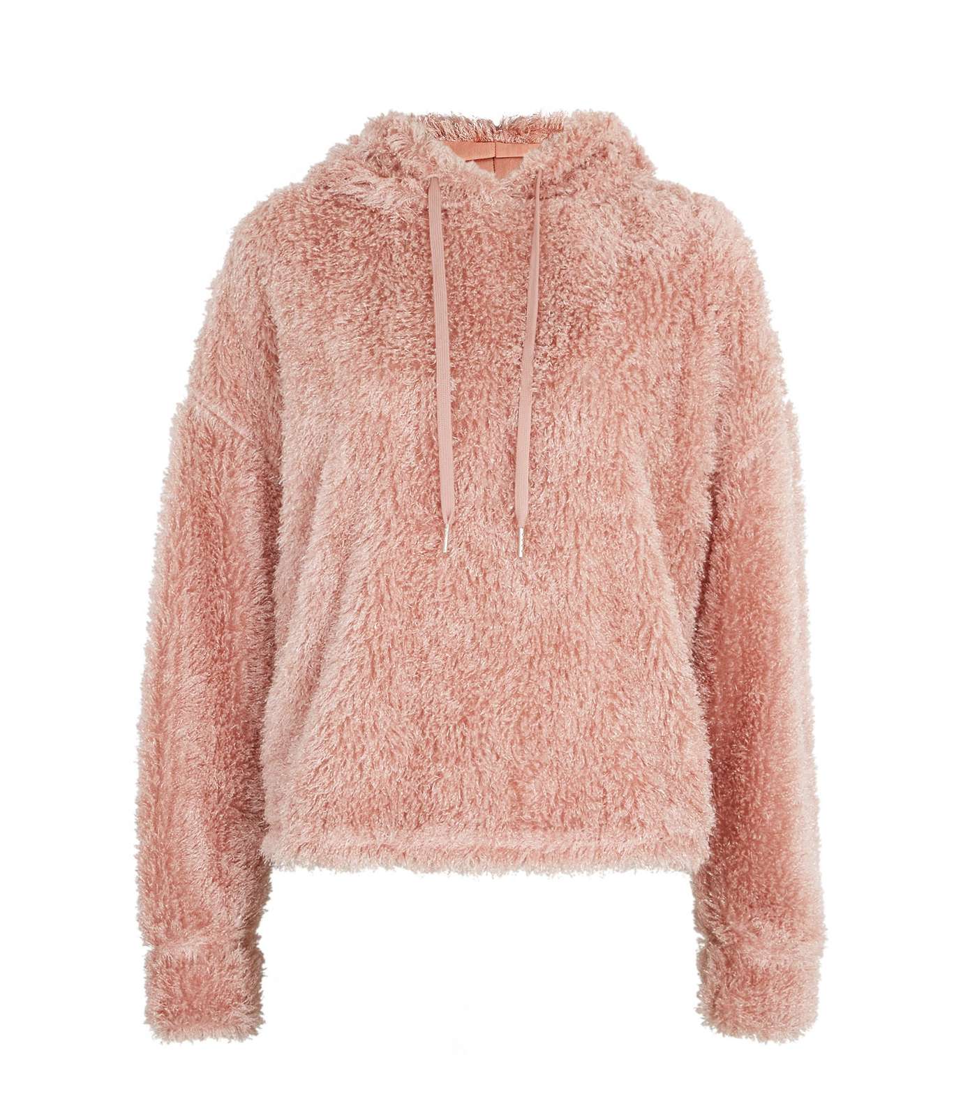 Mid Pink Fluffy Hoodie Image 5