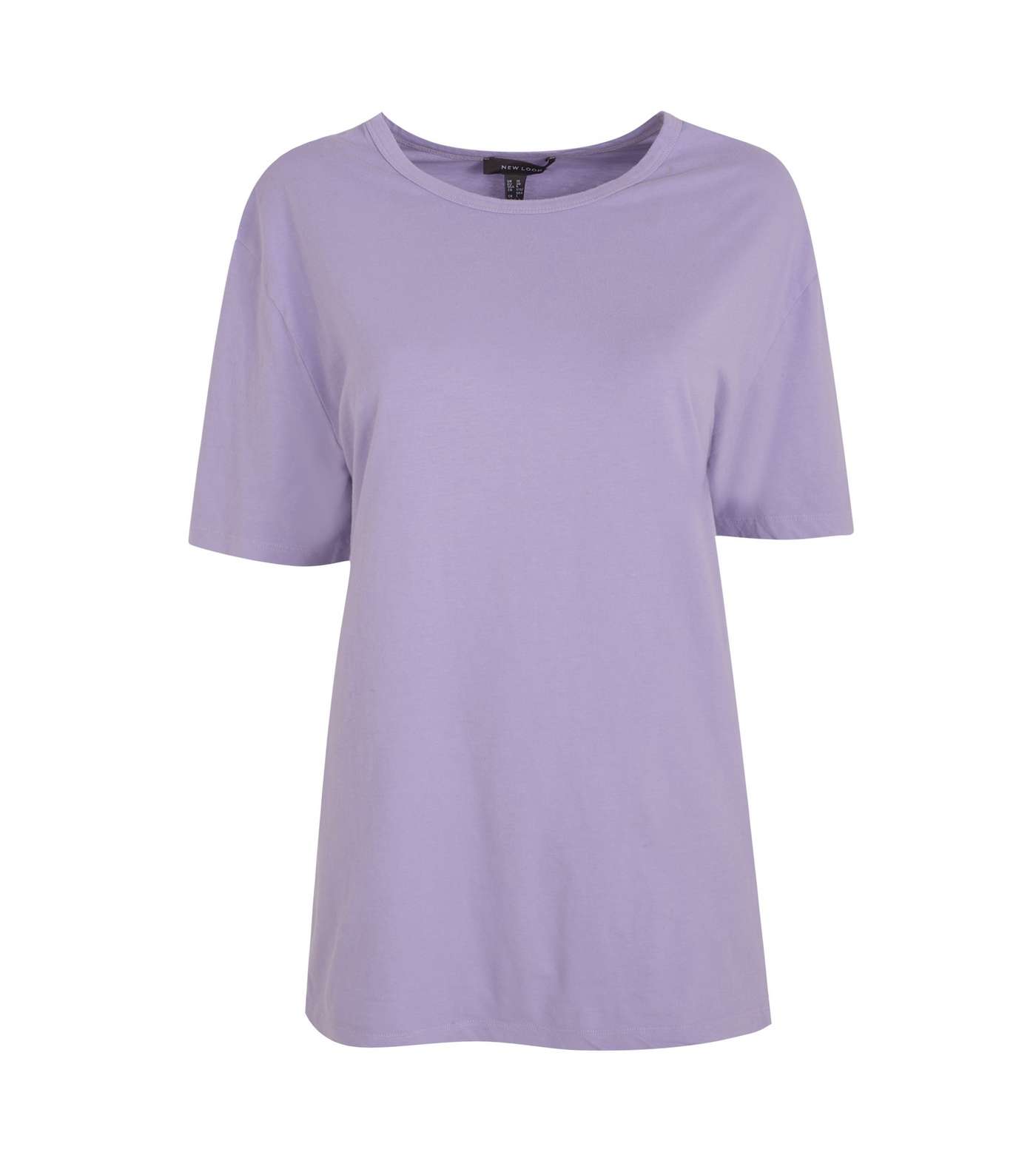 Lilac Oversized Cotton T-Shirt