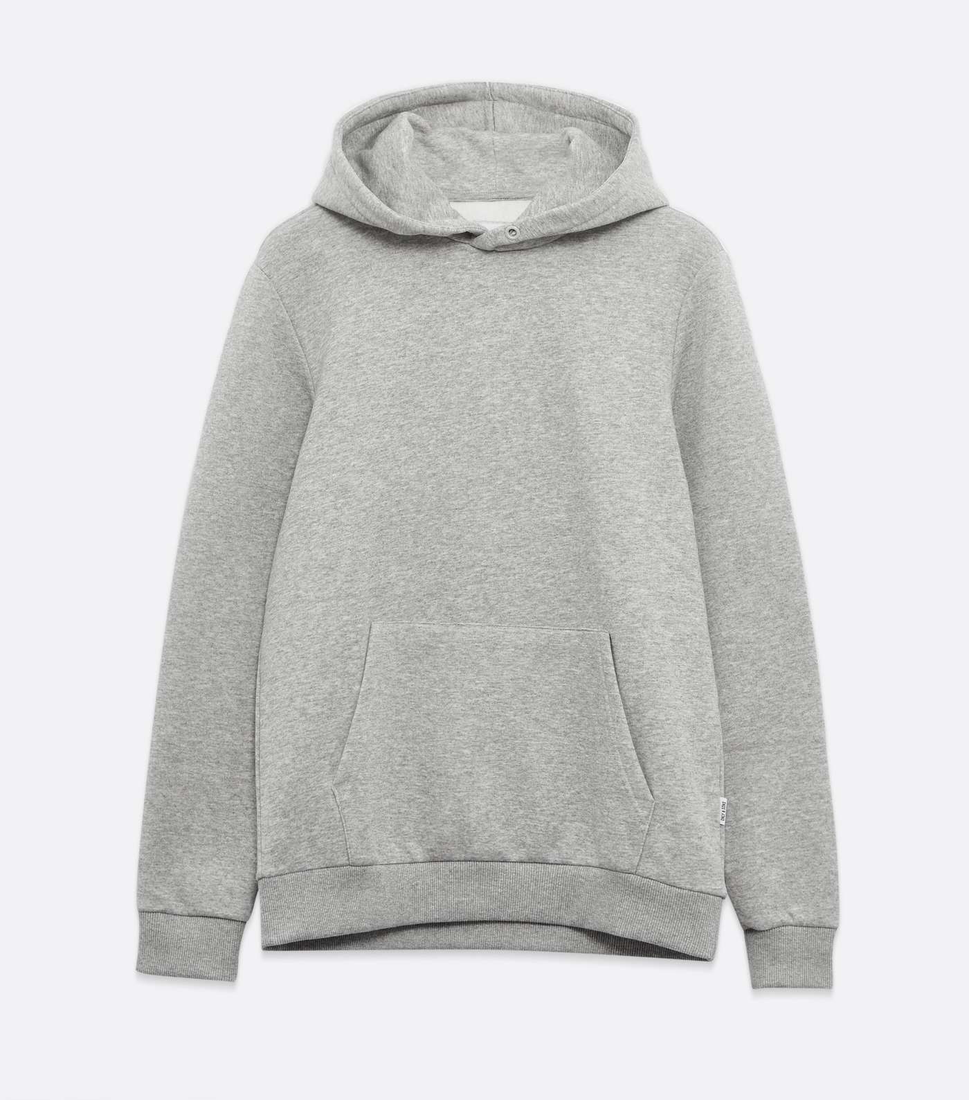 Only & Sons Grey Jersey Pocket Hoodie Image 5