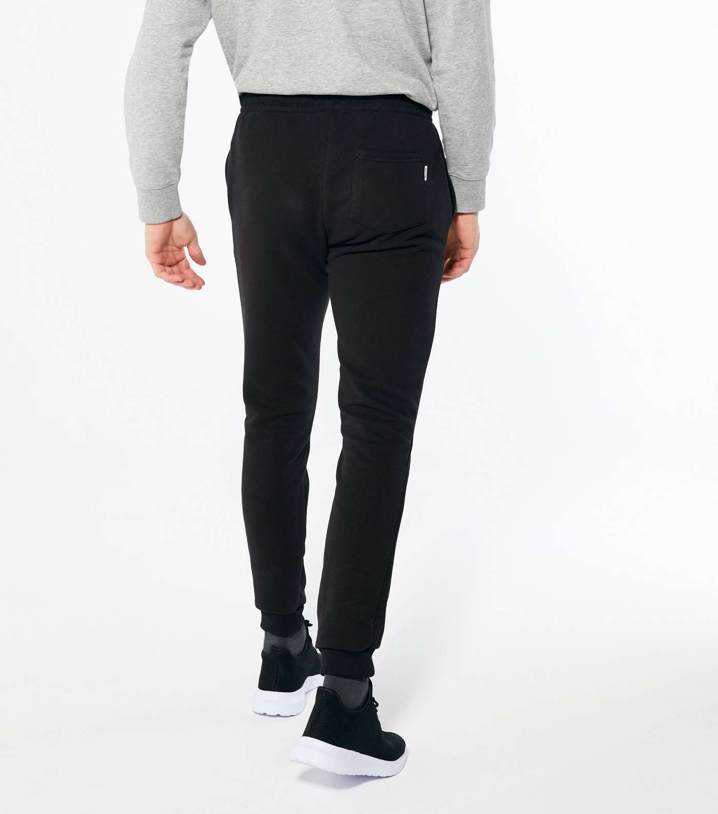 Only & Sons Black Jersey Drawstring Joggers Image 4