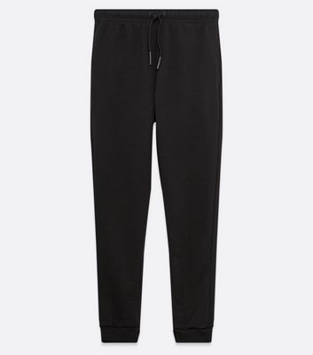 shop for Men's Only & Sons Black Jersey Drawstring Joggers New Look at Shopo
