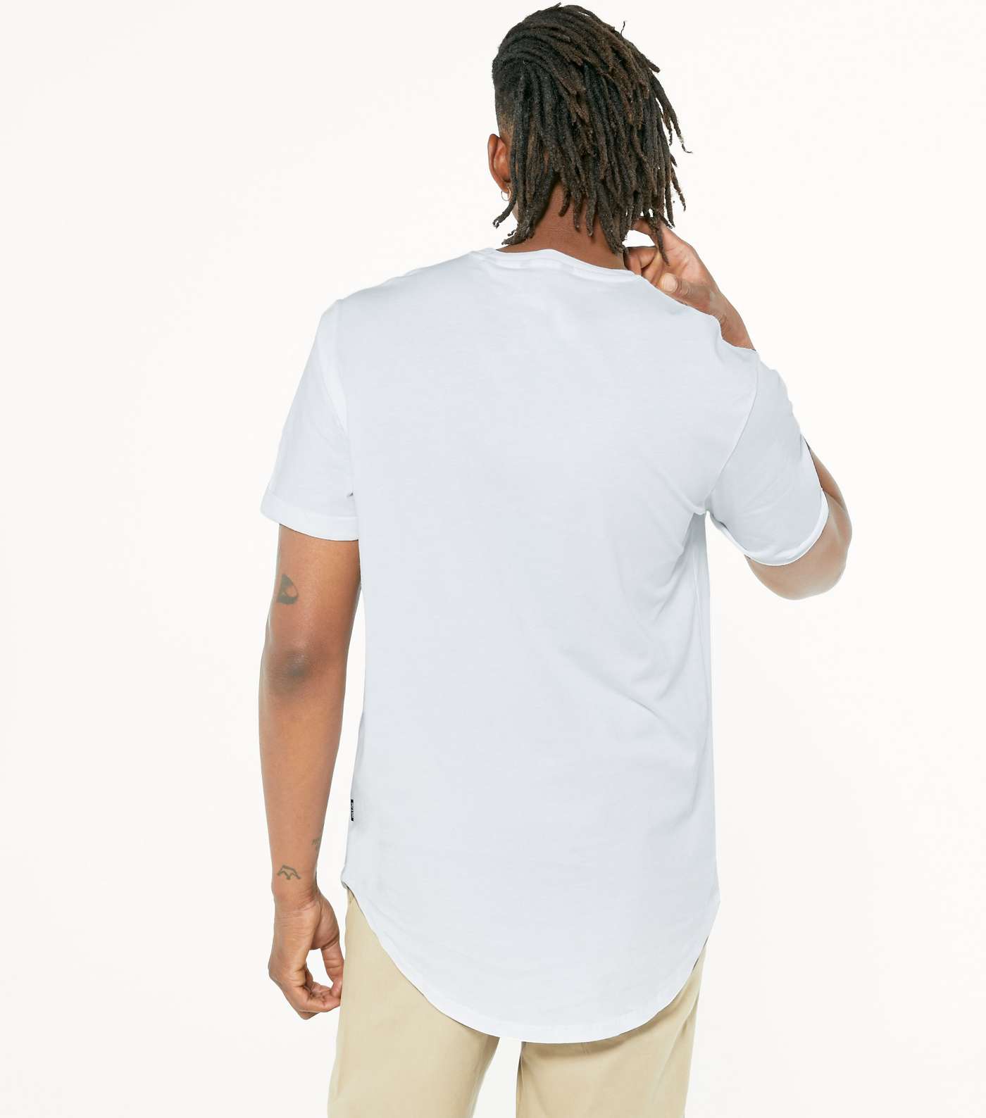 Only & Sons White Pocket T-Shirt Image 4
