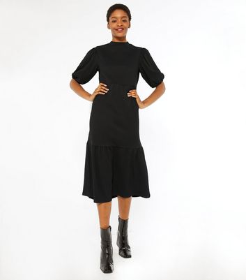 new look crinkle smock dress