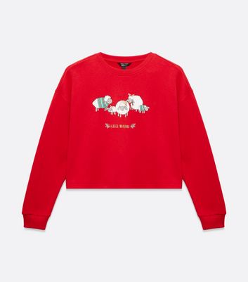girls red sweatshirt