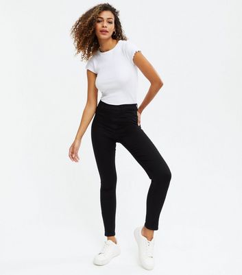 New look lift and shape jeggings in black