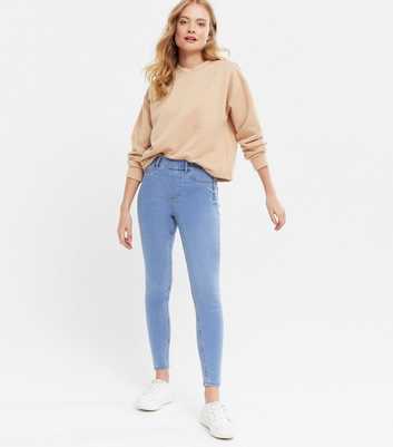 Bright Blue Mid Rise Lift & Shape Emilee Jeggings