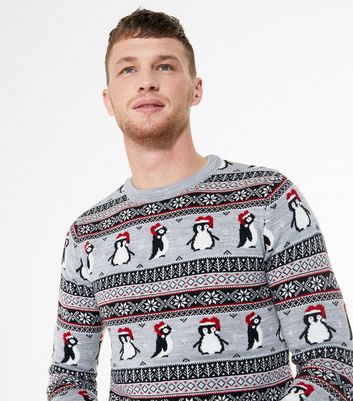 Mens penguin shop christmas sweater