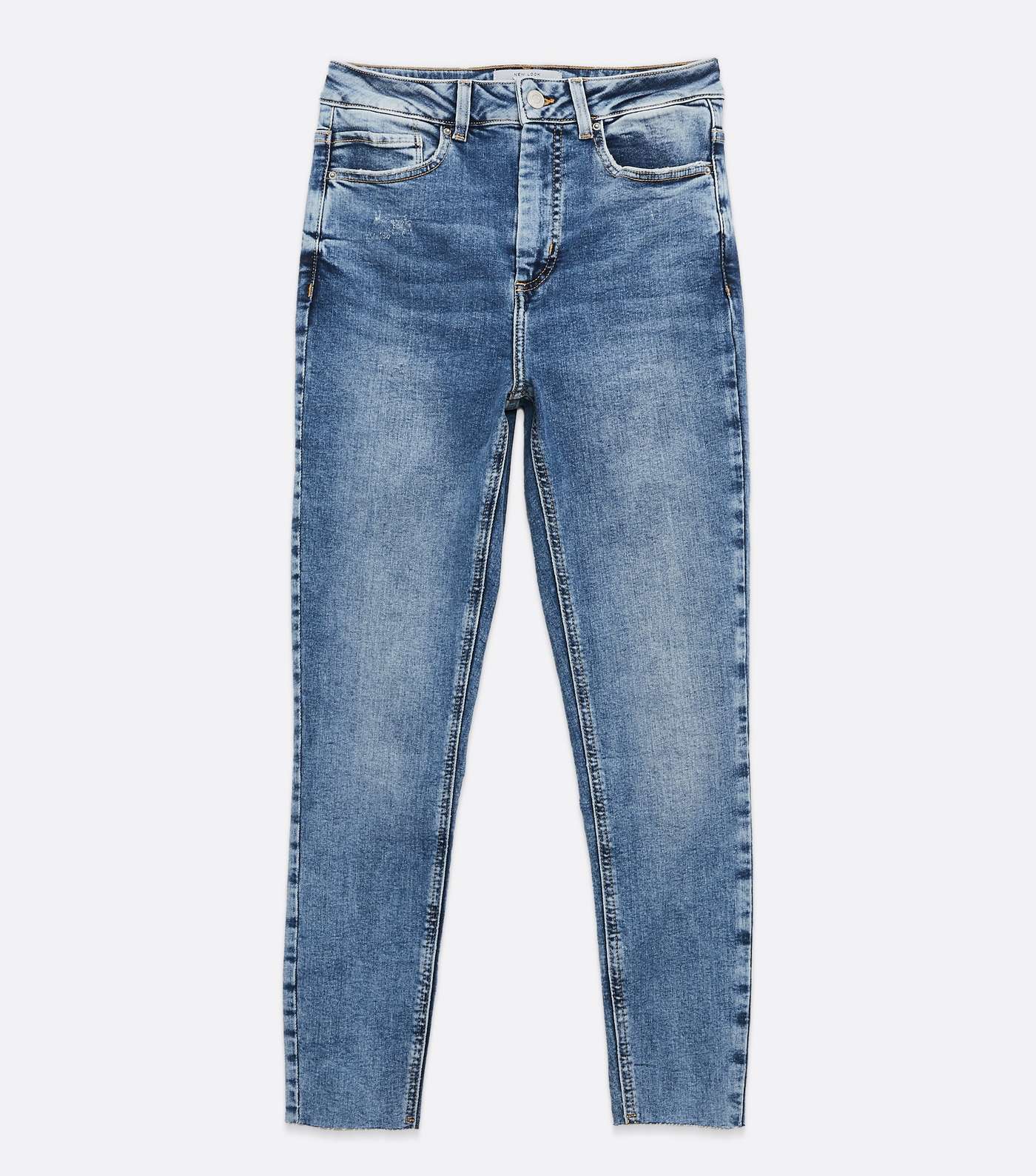 Blue Vintage Wash High Rise Ashleigh Skinny Jeans Image 5