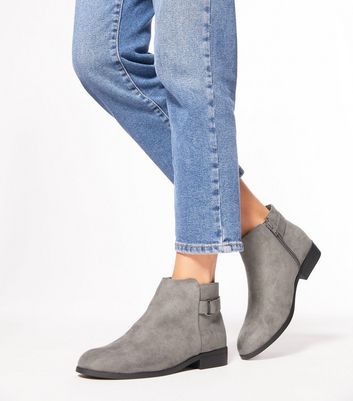 Womens wide clearance fit flat boots