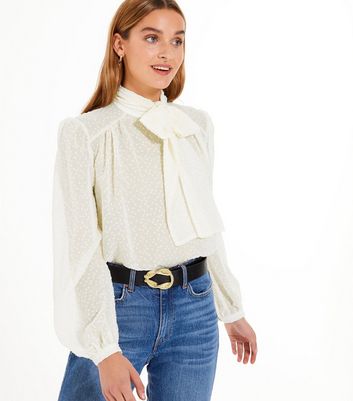 Off white sales chiffon blouse