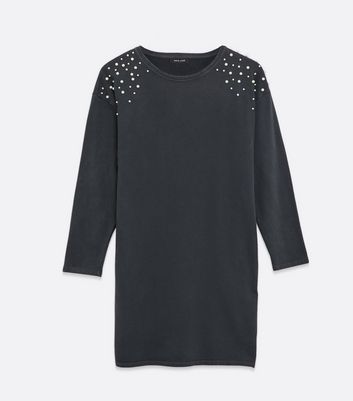 pearl embellished sweatshirt