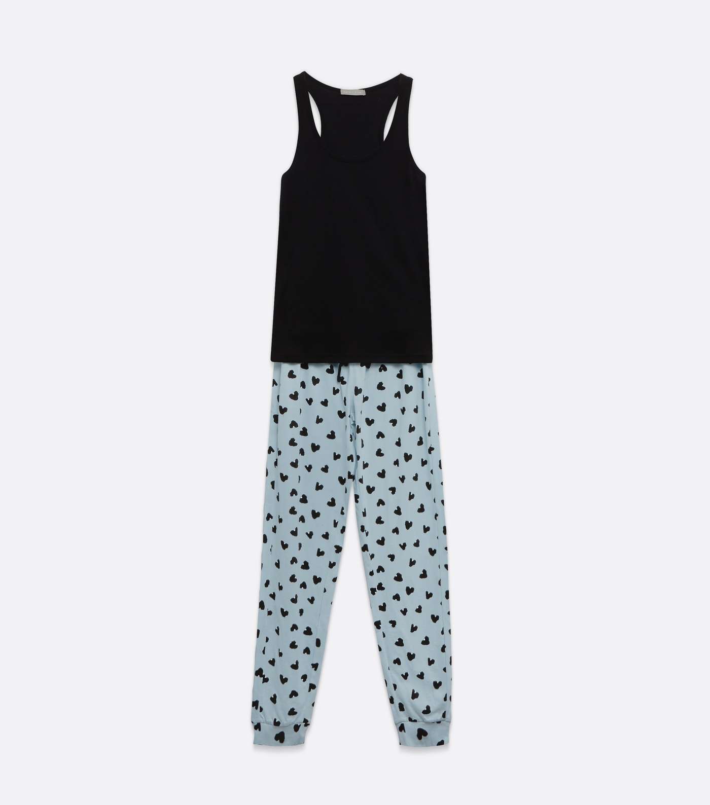 Black Heart Jogger Pyjama Set  Image 5
