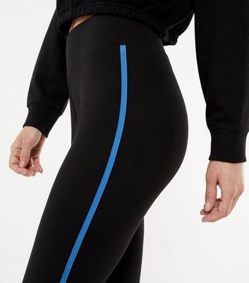 Black and 2025 blue leggings