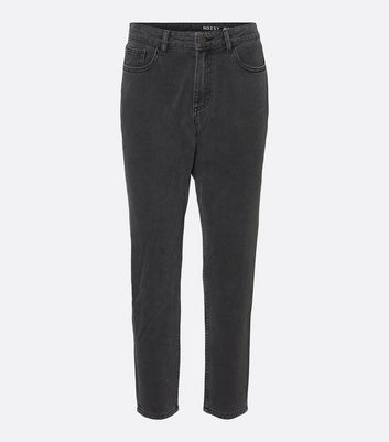 Click to view product details and reviews for Noisy May Black High Waist Mom Jeans New Look.