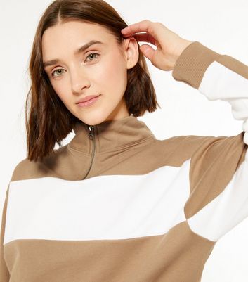 camel colour sweatshirt