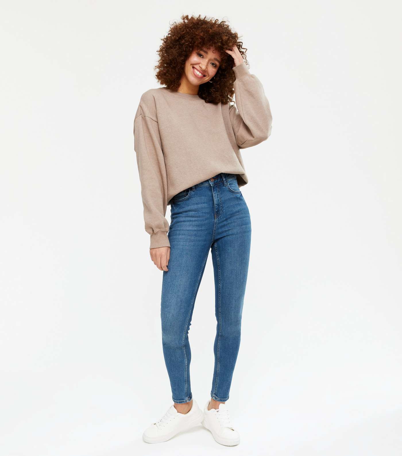 Blue 'Lift & Shape' Jenna Skinny Jeans Image 2