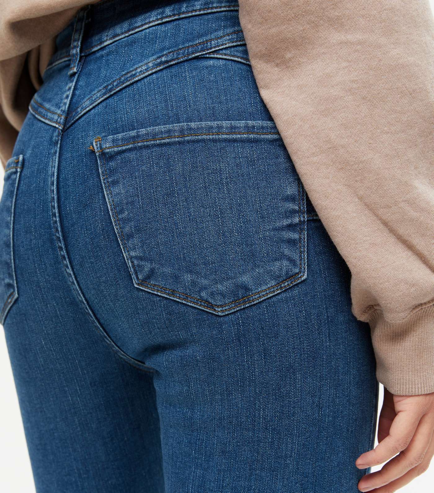 Blue 'Lift & Shape' Jenna Skinny Jeans Image 4