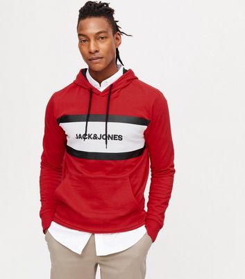 Red 2025 stripe hoodie