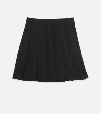 Image of Black Pleated Mini Skirt New Look
