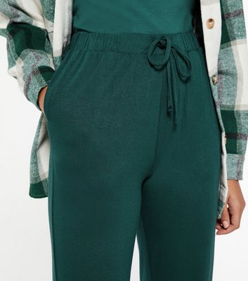 dark green joggers womens