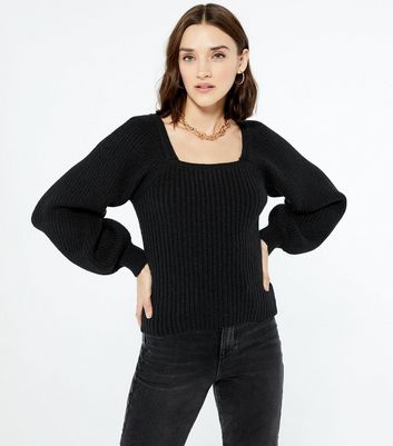 square neck jumpers