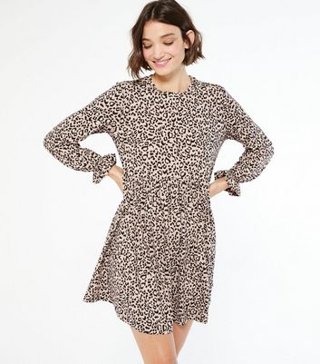 leopard print new look dress