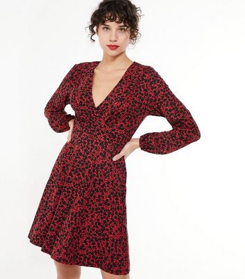 New look red ditsy sales dress