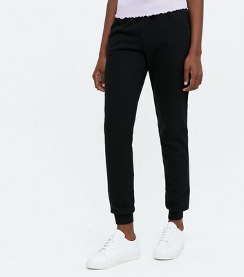 Tall Black Slim Leg Jersey Joggers 