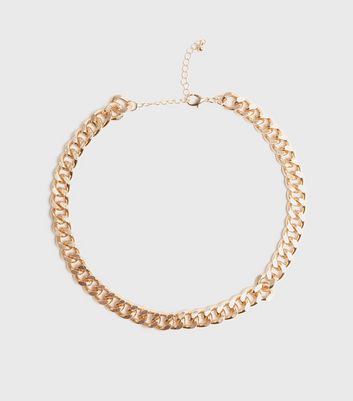 gold choker necklace new look