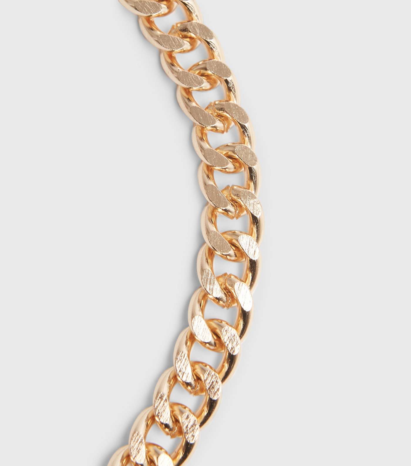 Gold Chunky Chain Choker Necklace Image 2