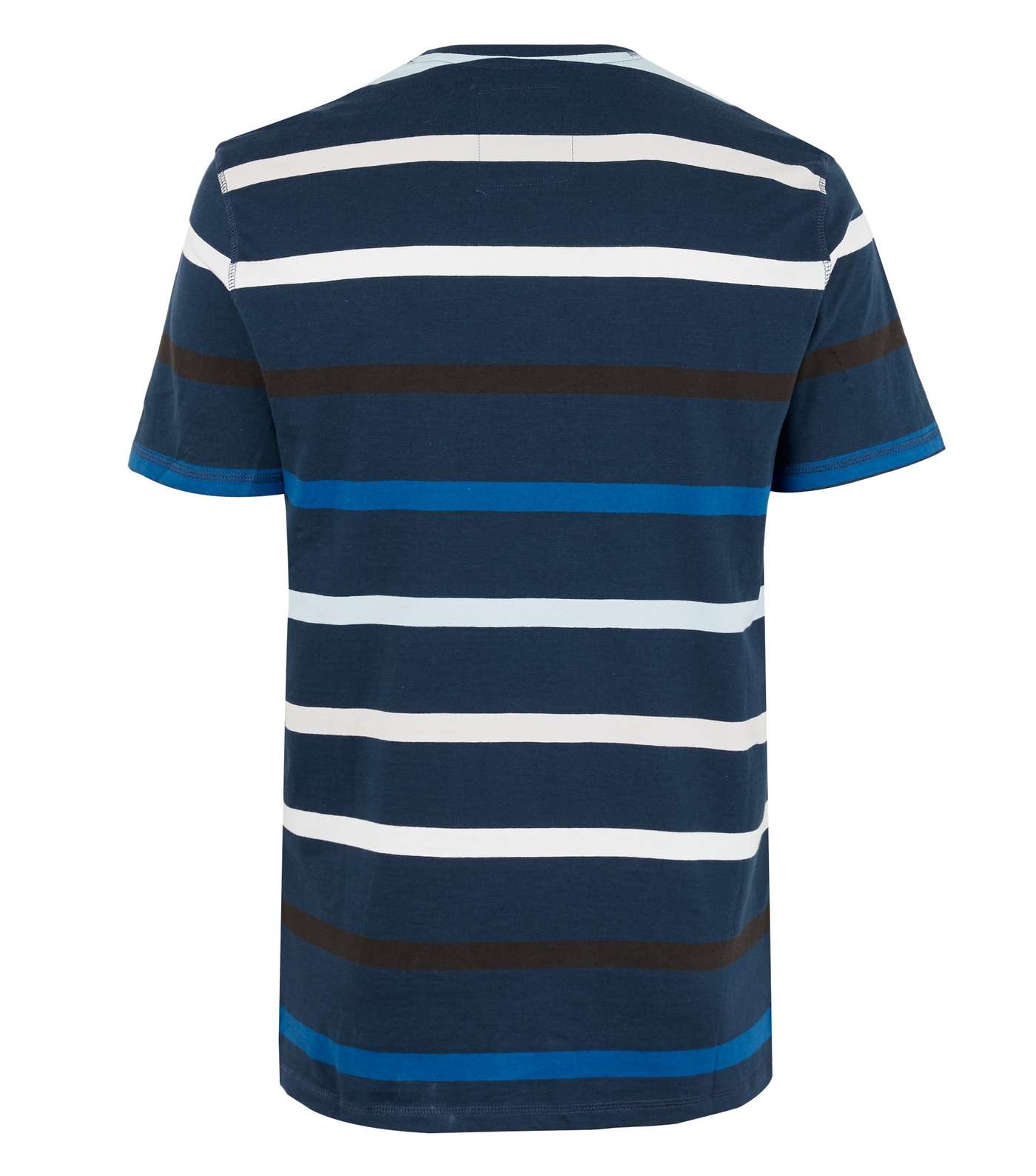 Navy Stripe Short Sleeve T-Shirt Image 2