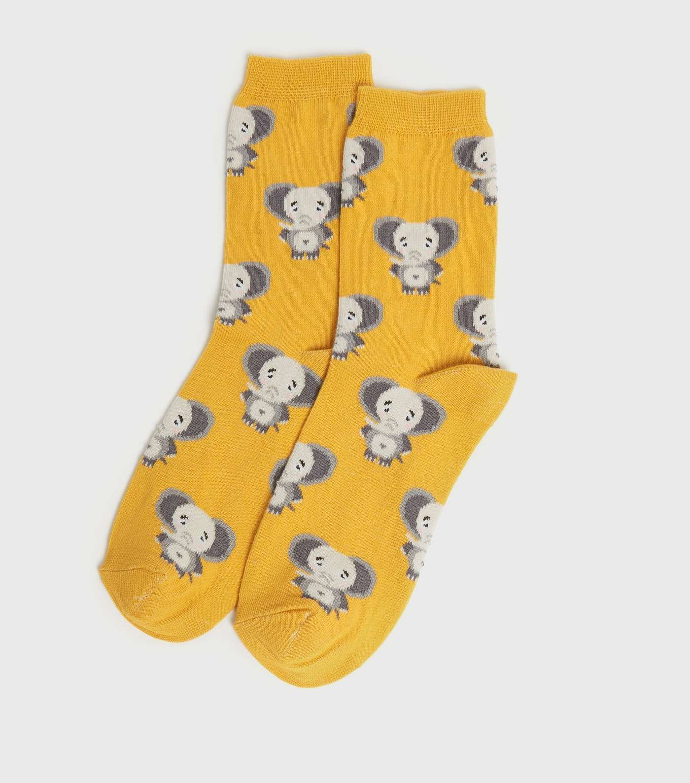 Yellow Elephant Socks