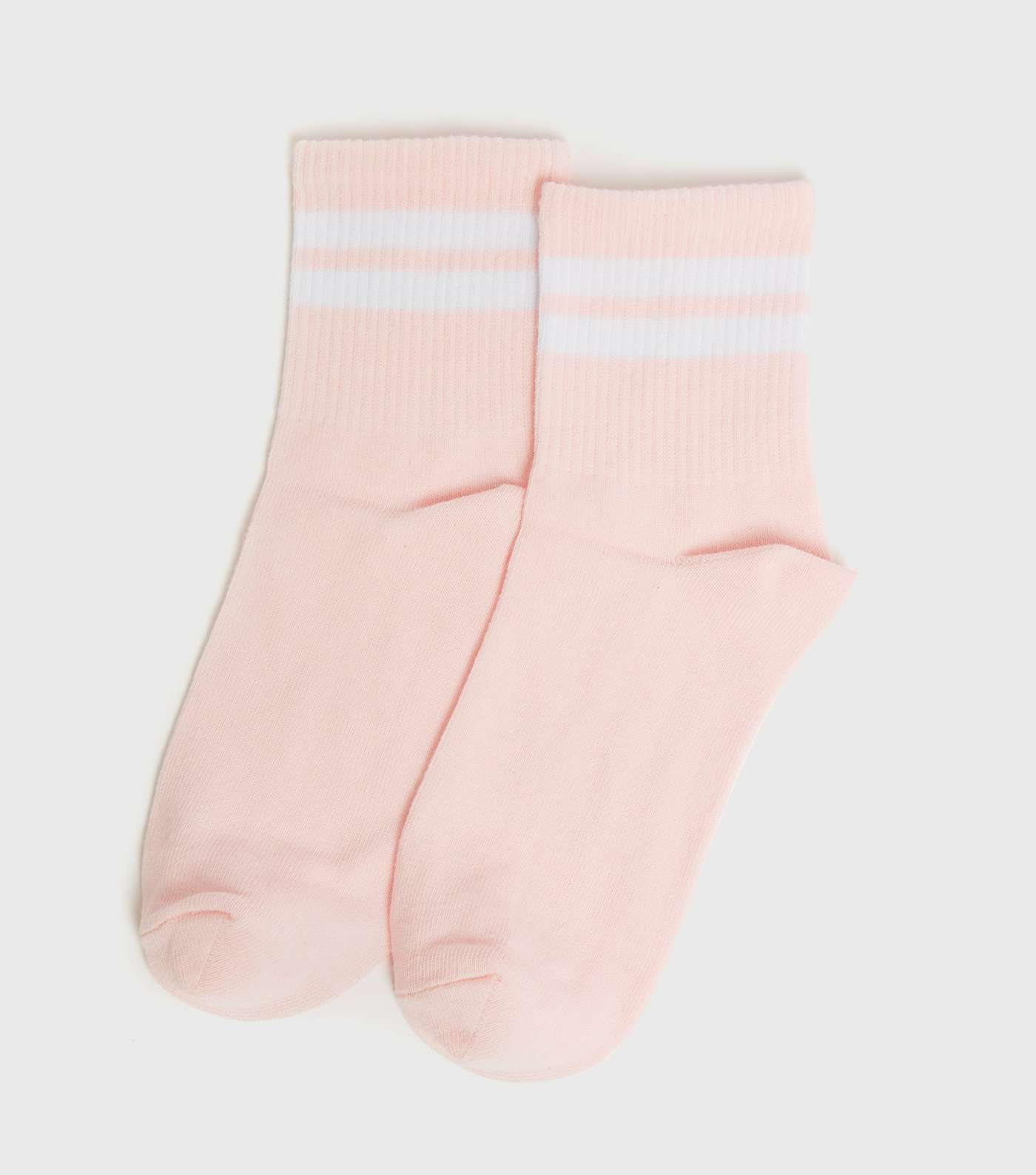 Pink Sports Stripe Socks 
