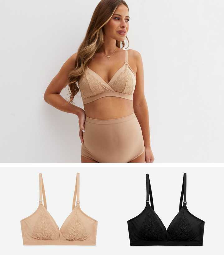 https://media2.newlookassets.com/i/newlook/672338613/womens/clothing/lingerie/maternity-2-pack-cream-and-black-lace-nursing-bras.jpg?strip=true&qlt=50&w=720