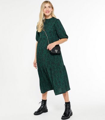 new look green maternity dress