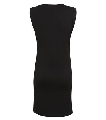 black t shirt dress new look