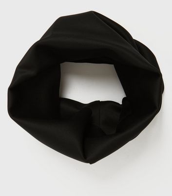 Image of Black Plain Snood New Look
