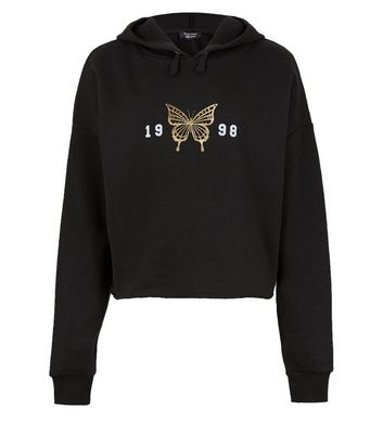 hoodie with butterfly logo