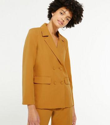 new look mustard blazer