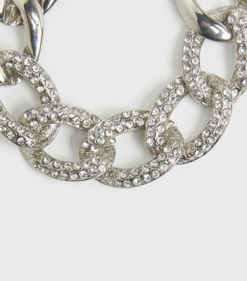 diamante chain bracelet