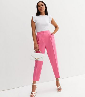 Buy Pink Trousers & Pants for Women by DeMoza Online | Ajio.com