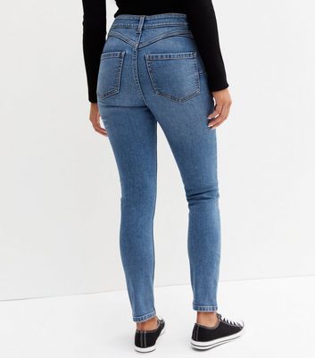 Petite Blue Mid Wash Lift \u0026 Shape Jenna 