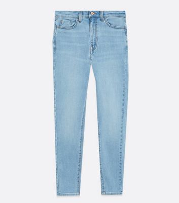 Click to view product details and reviews for Petite Pale Blue Lift Shape Jenna Skinny Jeans New Look.