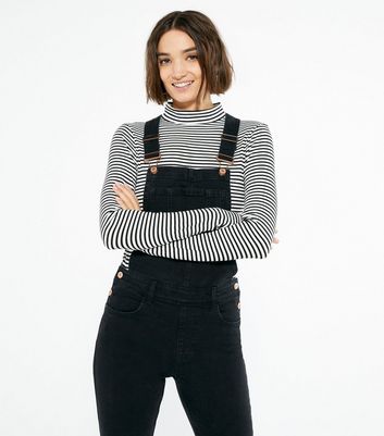 Black skinny cheap jean dungarees